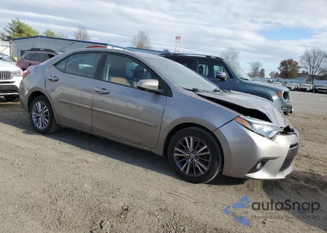 2015 Toyota Corolla L from USA, damaged, VIN 2T1BURHE3FC437653